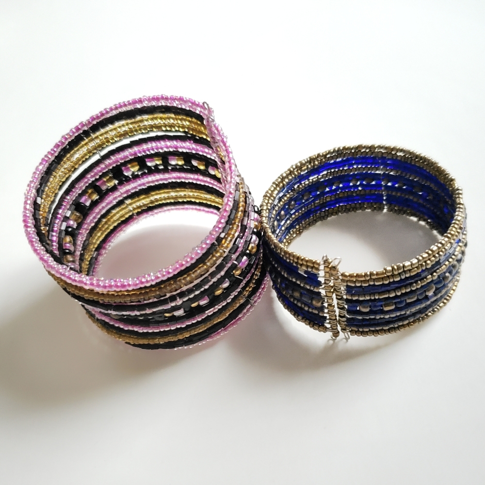 Two Beaded bracelets